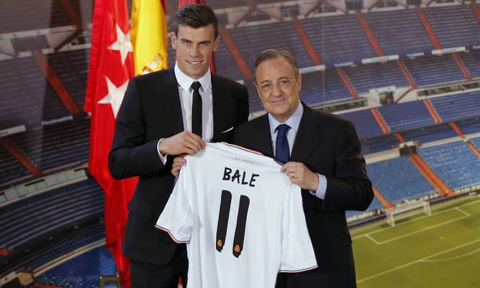 3º lugar - Gareth Bale - contratado junto ao Tottenham em 2013, por 101 milhões de euros.
