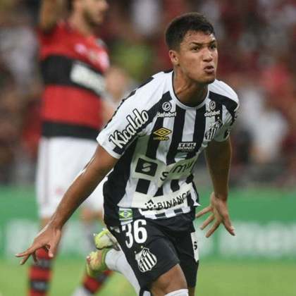 3º lugar: Marcos Leonardo (atacante – Santos – 19 anos) – valor de mercado: 29 milhões de euros (R$ 160,3 milhões).
