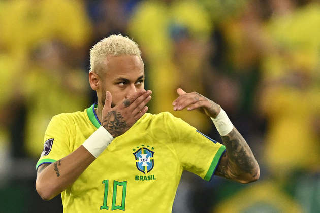 3º lugar: Neymar - 375 participações em gols