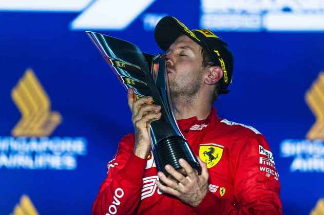 3º lugar: Sebastian Vettel - 122 pódios.