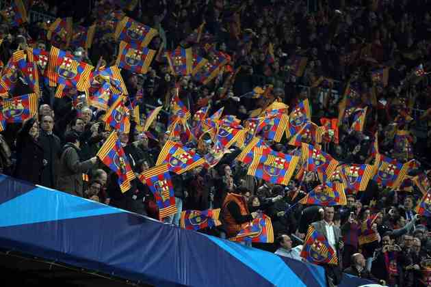 3º lugar: torcida do Barcelona (ESP)