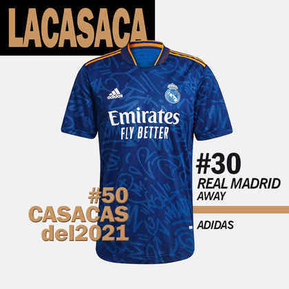30º lugar: camisa 2 do Real Madrid-ESP