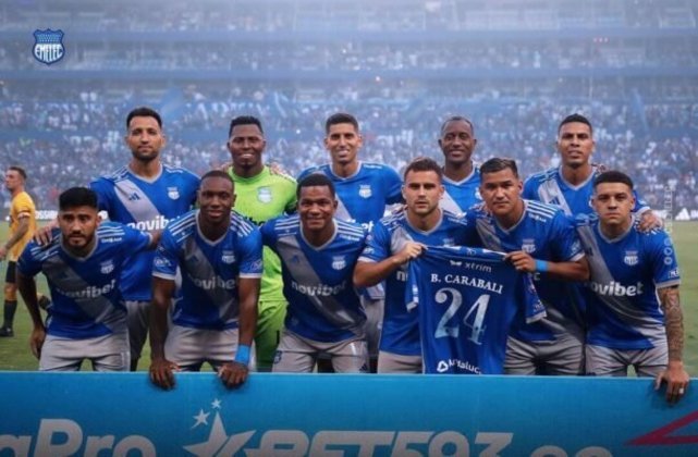 30º lugar: Emelec, do Equador - O clube equatoriano jamais venceu uma competição da Conmebol, mas disputa com frequência a Libertadores. - Foto: Reprodução/Instagram
