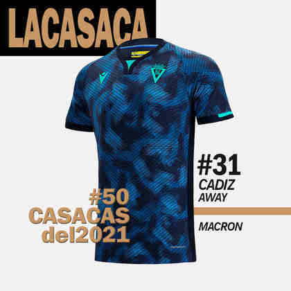 31º lugar: camisa 2 do Cádiz-ESP