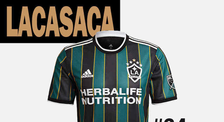 34º lugar: camisa 2 do Los Angeles Galaxy-EUA