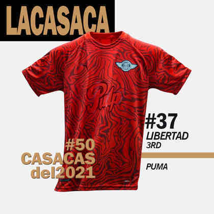 37º lugar: camisa 3 do Libertad-PAR