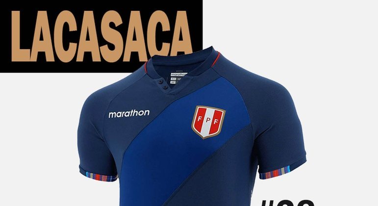 38º lugar: camisa 2 da seleção do Peru