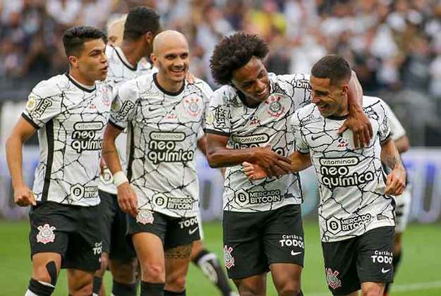 4° colocado - CORINTHIANS (53 pontos) - 34 jogos - Título: 0% - Libertadores: 94,7% - Rebaixamento: 0%.
