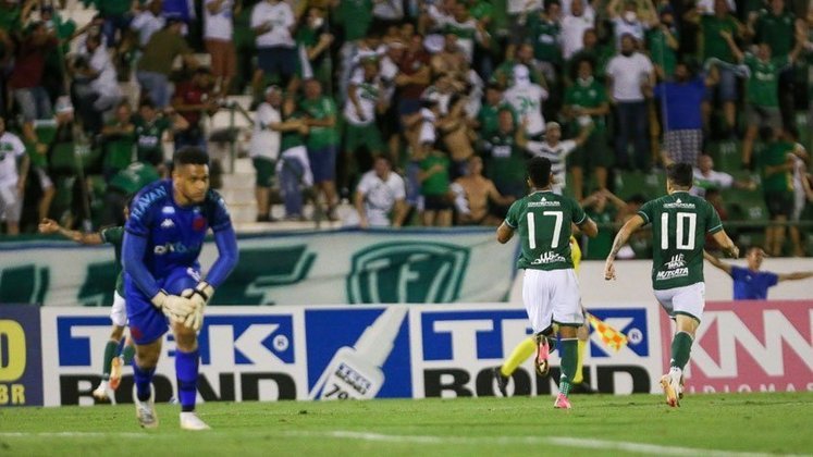 4° - Guarani (59 pontos) - 36 jogos - Chance de título: 0% - Acesso à Série A: 51,1% - Rebaixamento: 0%.