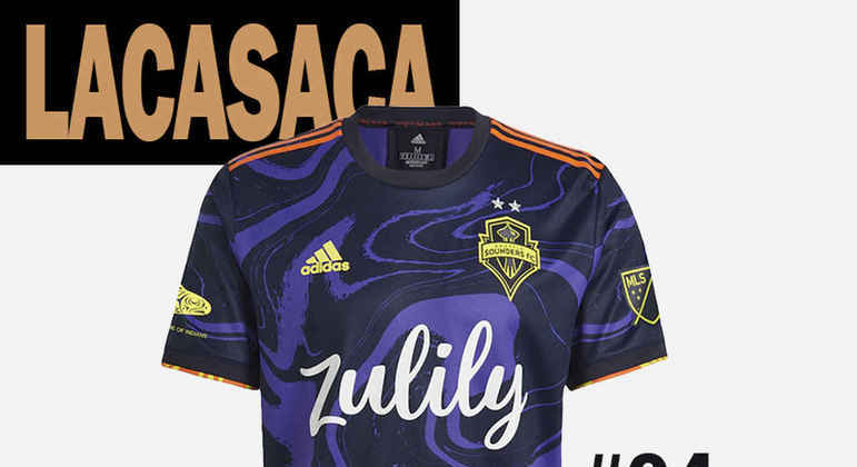 4º lugar: camisa 2 do Seattle Sounders-EUA