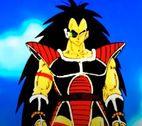 4. Raditz - A certa semelhança com Goku tem explicação: ele é irmão biológico do personagem principal da história. Ele gosta de zombar dos adversários e é extremamente maléfico. 