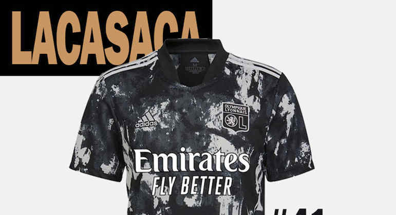 41º lugar: camisa 2 do Lyon-FRA