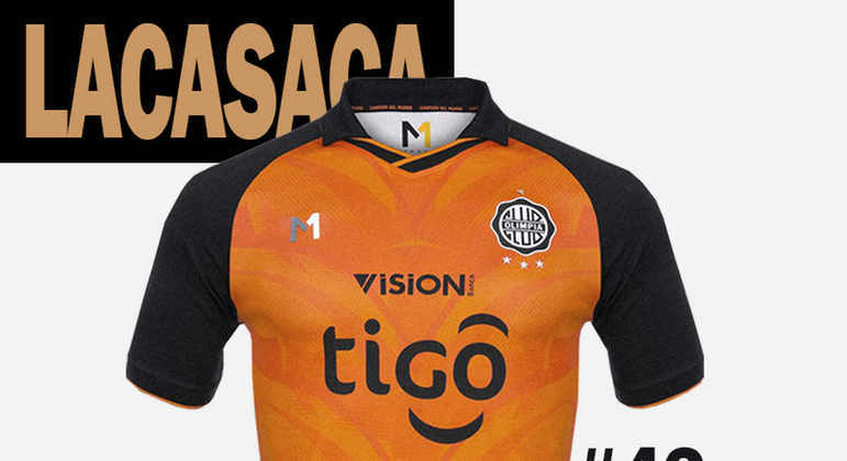 42º lugar: camisa 3 do Olimpia-PAR