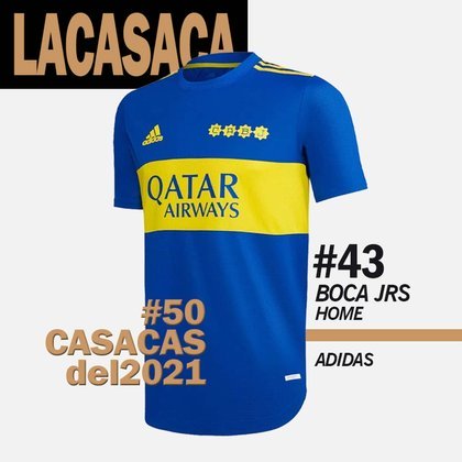 43º lugar: camisa 1 do Boca Juniors-ARG