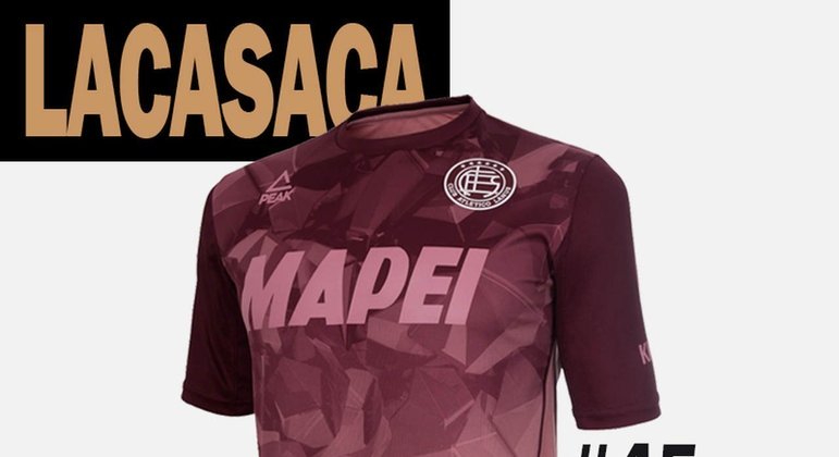 45º lugar: camisa especial do Lanús-ARG pelo Outubro Rosa