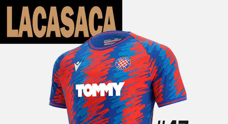 47º lugar: camisa 2 do Hajduk Split-CRO