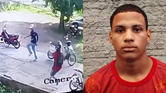 Vídeo mostra momento em que jovem é executado a tiros em escola (Vídeo mostra exato momento em que jovem é executado a tiros em escola no Piauí)