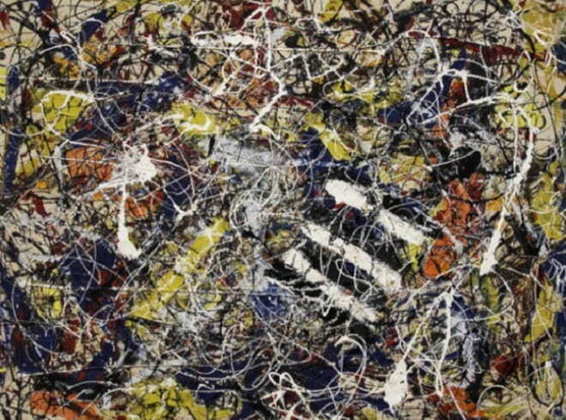 5° lugar: Número 17A - Autor: Jackson Pollock - Ano: 1948 - Valor: 200 milhões de dólares