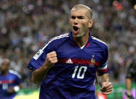 5ª posição: Zinedine Zidane - francês