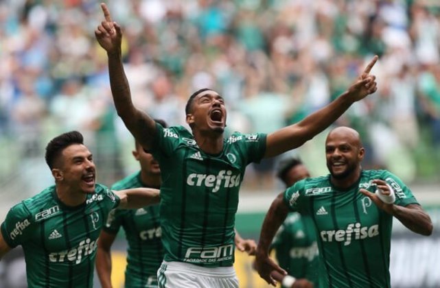 5ª rodada do Campeonato Paulista de 2018 - Palmeiras 2 x 1 Santos - Gols: Antonio Carlos e Borja (PAL); Renato (SAN). - Foto: Divulgação/Palmeiras