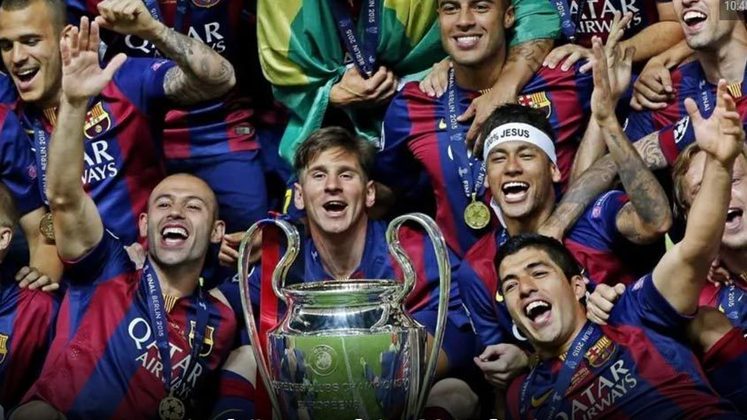 6° - Barcelona: 8 finais (5 títulos) 