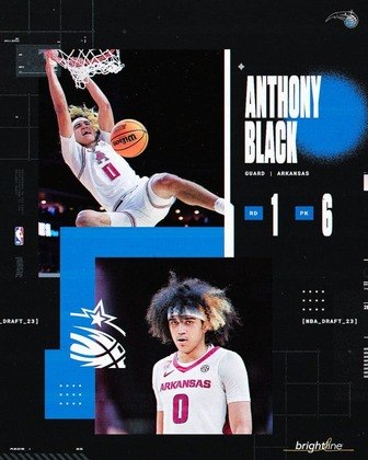 6ª escolha: Anthony Black (EUA) - Orlando Magic