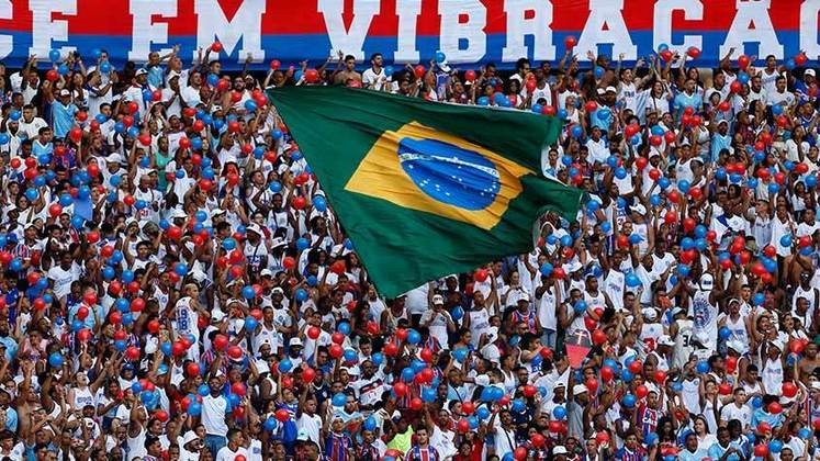 6º lugar - Bahia - média de 37.613 torcedores.