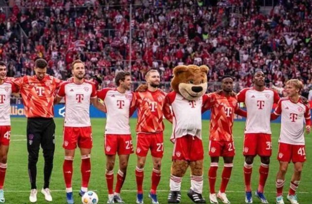 6º lugar - Bayern de Munique, da Alemanha: 4,414 bilhões de euros (cerca de R$ 23,6 bilhões na cotação atual) - Foto: Divulgação/Bayern de Munique 