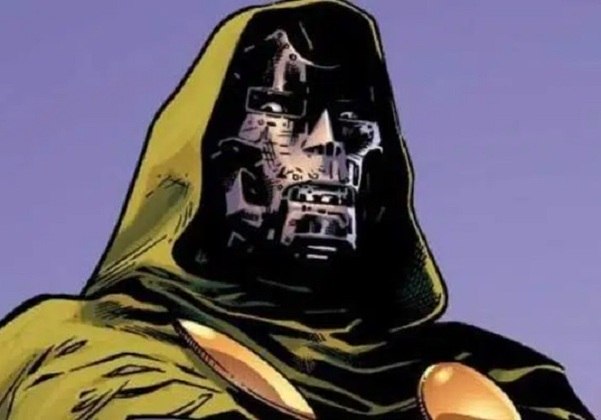 6º lugar: Doutor Destino - Este é um dos vilões mais interessantes da Marvel. Isso acontece por alguns motivos. Primeiro, a sua aparência única, em que seu corpo é revestido por uma armadura de metal e sua cabeça sempre está com o característico capuz verde.