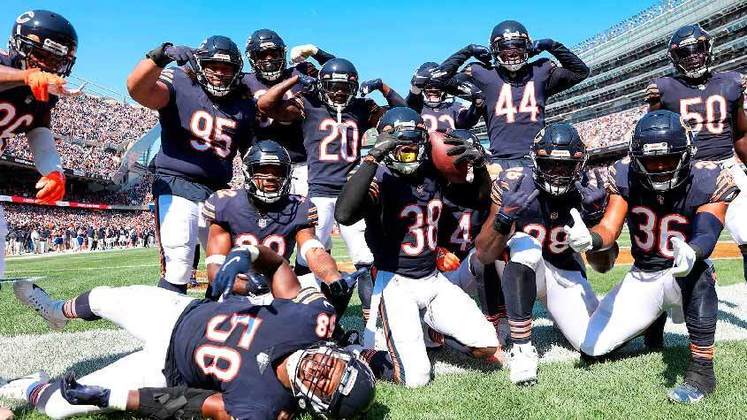 6º lugar (empate entre cinco clubes): Chicago Bears - 1 título do Super Bowl