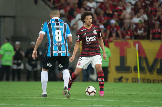 6º lugar: Flamengo 5 x 0 Grêmio - Libertadores 2019 - Maracanã - O clássico nacional decidiu a semifinal da competição continental. 63.409 pessoas compareceram ao Maracanã e a renda foi de R$ 8,1 milhões