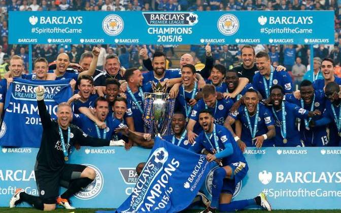 6º lugar: Leicester City - 1 título (2015/16).