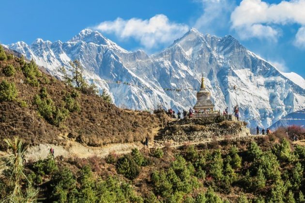 6. Nepal (Instagram: 8,2 milhões de menções; TikTok: 31,5 bilhões) - Lar de montanhas e picos nevados, Nepal também oferece fotos com templos e palácios que são parte da cultura local. 