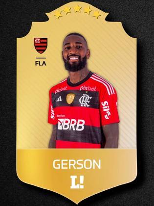 6,5 - Gerson teve grande atuação e foi decisivo na jogada do primeiro gol do Flamengo