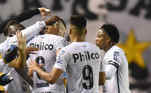 7º colocado – Santos (31 pontos) – 3,3% de chance de título; 43,6% para vaga na Libertadores (G6); 0,7% de chance de rebaixamento.