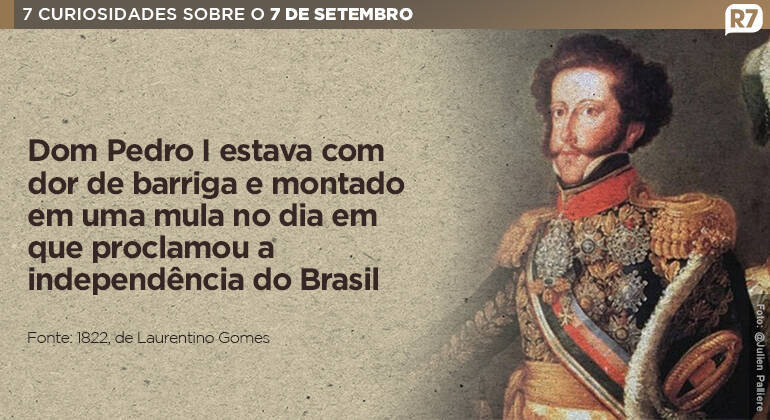 Segundo o escritor e jornalista Laurentino Gomes, registros da história do Brasil mostram que Dom Pedro I estava montado em um animal de carga, provavelmente, em uma mula, não em um cavalo. Além disso, sofria de 