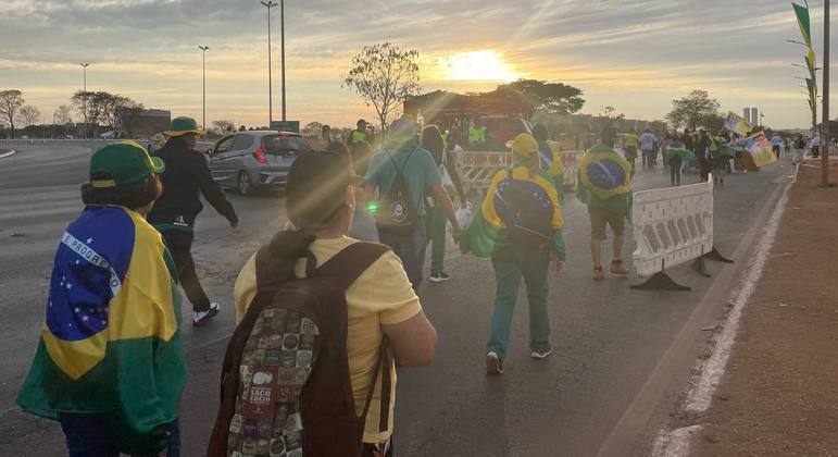 Apoiadores de Jair Bolsonaro começaram a chegar nas primeiras horas da manhã de 7 de setembro