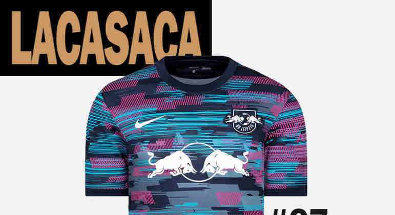 7º lugar: camisa 3 do RB Leipzig-ALE