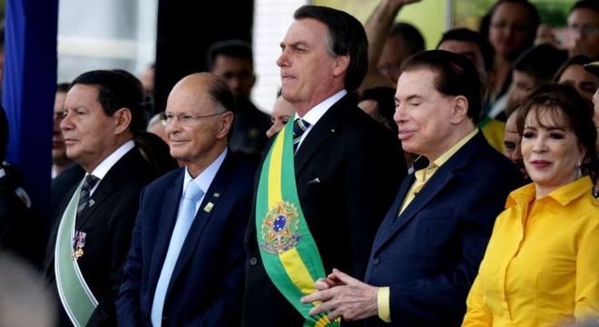 Hamilton MourÃ£o, bispo Edir Macedo, Jair Bolsonaro, Silvio Santos e Ãris Abravanel