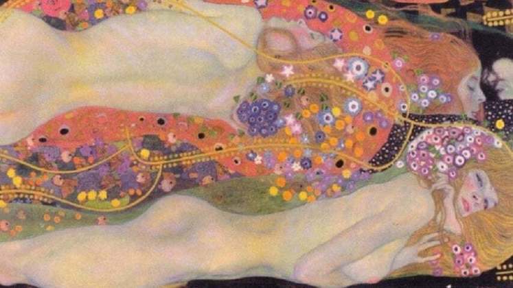 8° lugar: Cobras D'Água II - Autor: Gustav Klimt - Ano: 1904/07 - Valor: 183.8 milhões de dólares