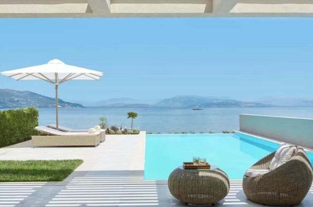 8º lugar: O oitavo lugar é de um hotel localizado na Grécia: Ikos Dassia. Ele tem uma praia privada com 400 metros de comprimento, sete piscinas rodeadas por jardins paisagísticos e quartos com vista para o Mar Jônico.