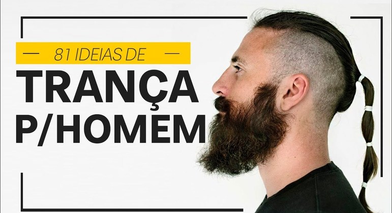 Tranças masculinas cabelo sales liso