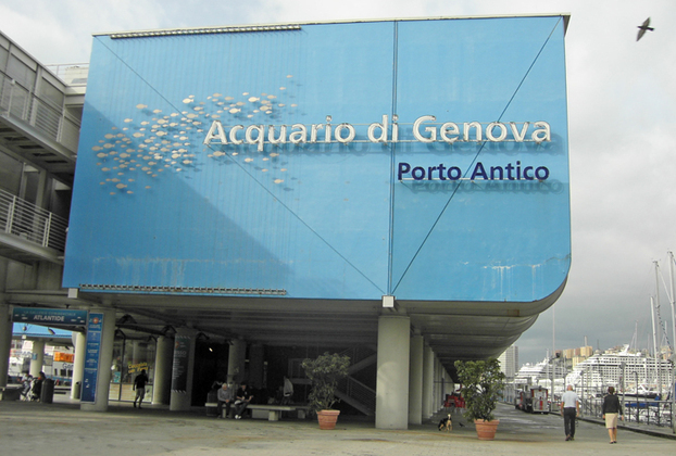 9º lugar - Acquario di Genova - Fica na cidade de Gênova, na Itália. Construído para a Expo 92 como homenagem ao marinheiro Christopher Columbus.