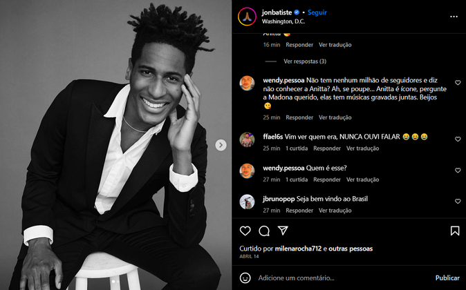 A afirmação enfureceu os fãs da cantora brasileira, que foram às redes sociais do cantor para atacá-lo.