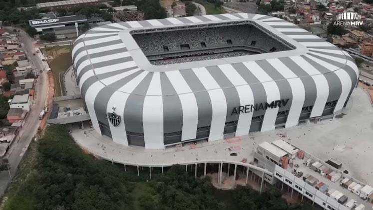 A Arena MRV, futura casa do Atlético-MG, já tem data para ser inaugurada: 15 de abril de 2023, um sábado. Veja imagens da construção a seguir!
