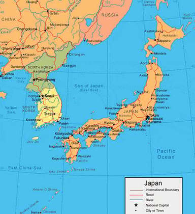 A Autoridade de Informação Geoespacial do Japão descobriu que o país tem 7 mil ilhas a mais do que se imaginava. 