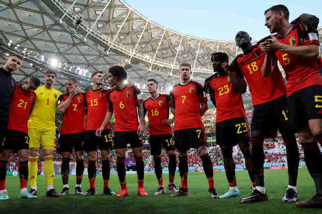 A Bélgica enfrentou Marrocos, pela segunda rodada do grupo F. Melhor para os marroquinos. que jogaram melhor e venceram por 2 a 0.