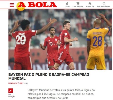 TNT Sports BR on X: DONO DO MUNDO! O Bayern conquista mais um título na  temporada e se sagra campeão do Mundial de Clubes da FIFA em cima do Tigres  do México! #