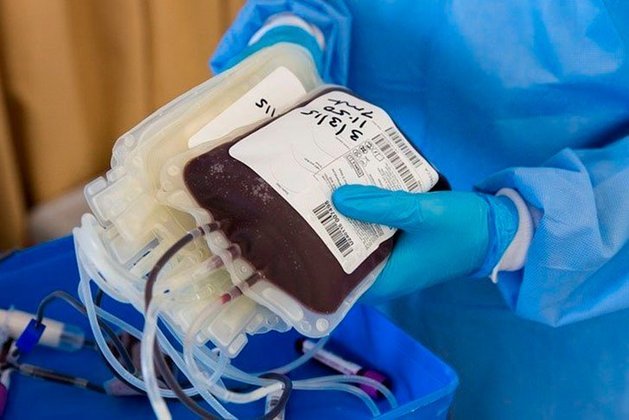 A bolsa de sangue é centrifugada e separada em três componentes (concentrado de hemácias; concentrado de plaquetas; e plasma), que são fornecidos a hospitais.