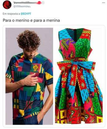 A camisa pré-jogo de Portugal para Copa do Mundo do Qatar rendeu brincadeiras envolvendo Romero Britto, Lego e muito mais.